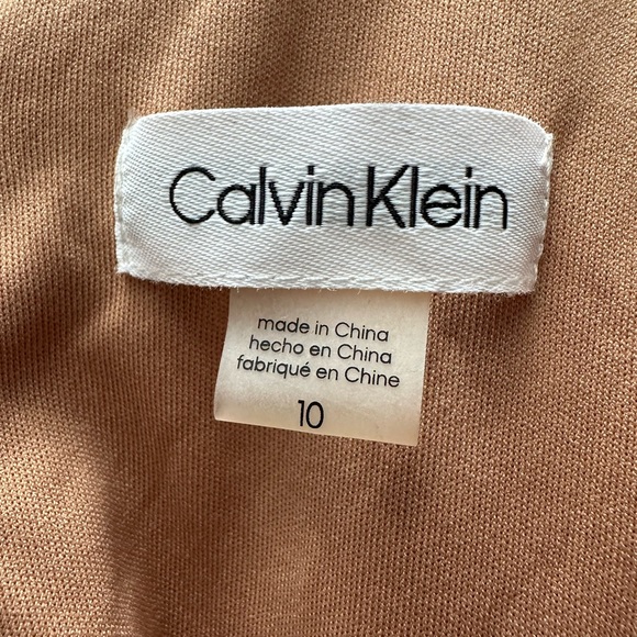 Calvin Klein gold sequin mini dress. NWT. Back zip. - Picture 6 of 6